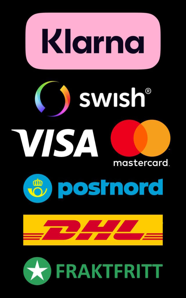Betalnings- och leveransmetoder på Navring.nu webshop - Betala med Klarna, Swish, Visa, Mastercard och då dina varor levererade med PostNord eller DHL!